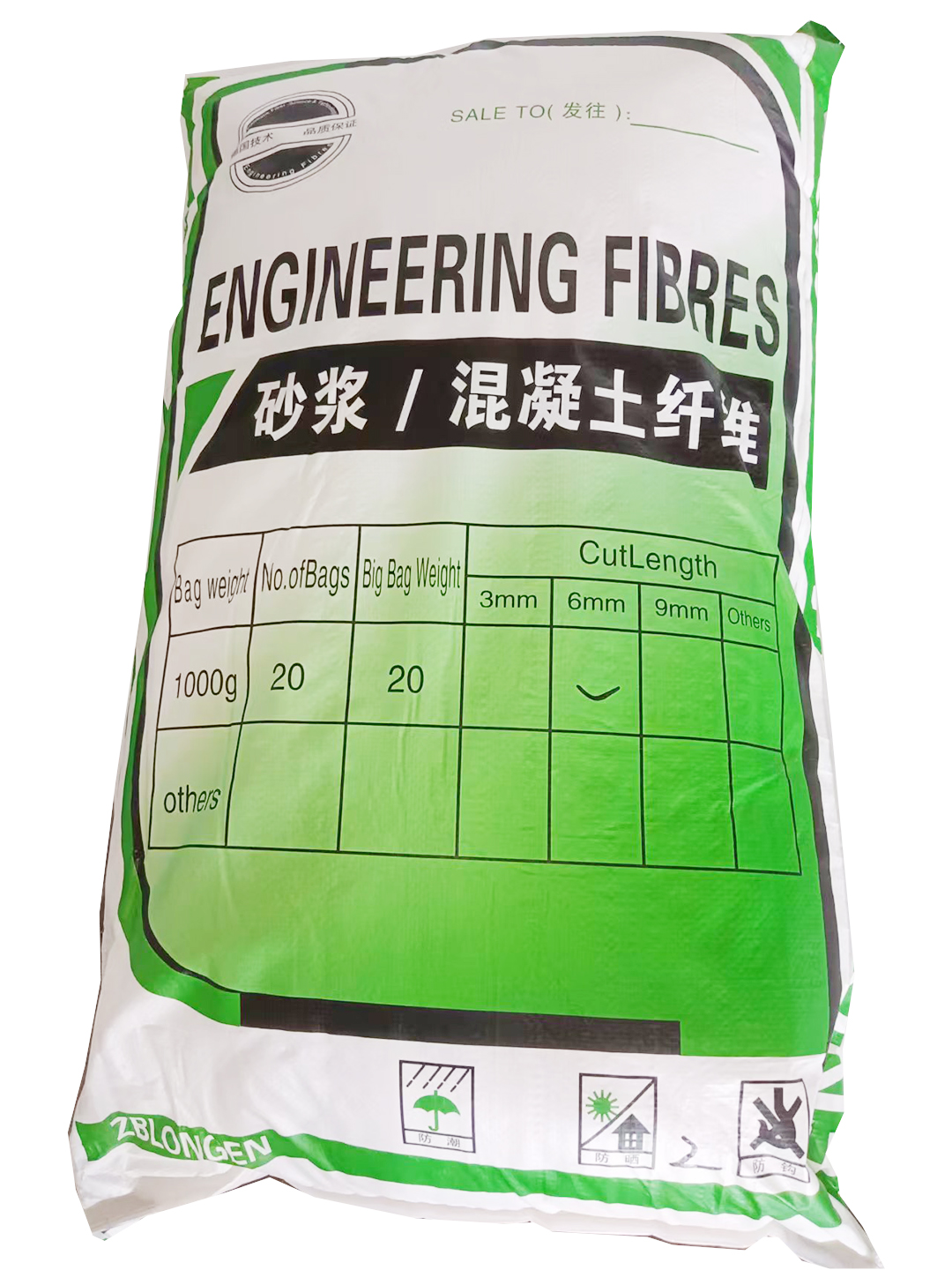 JTBON ® Polypropylene (PP) fiber 6mm